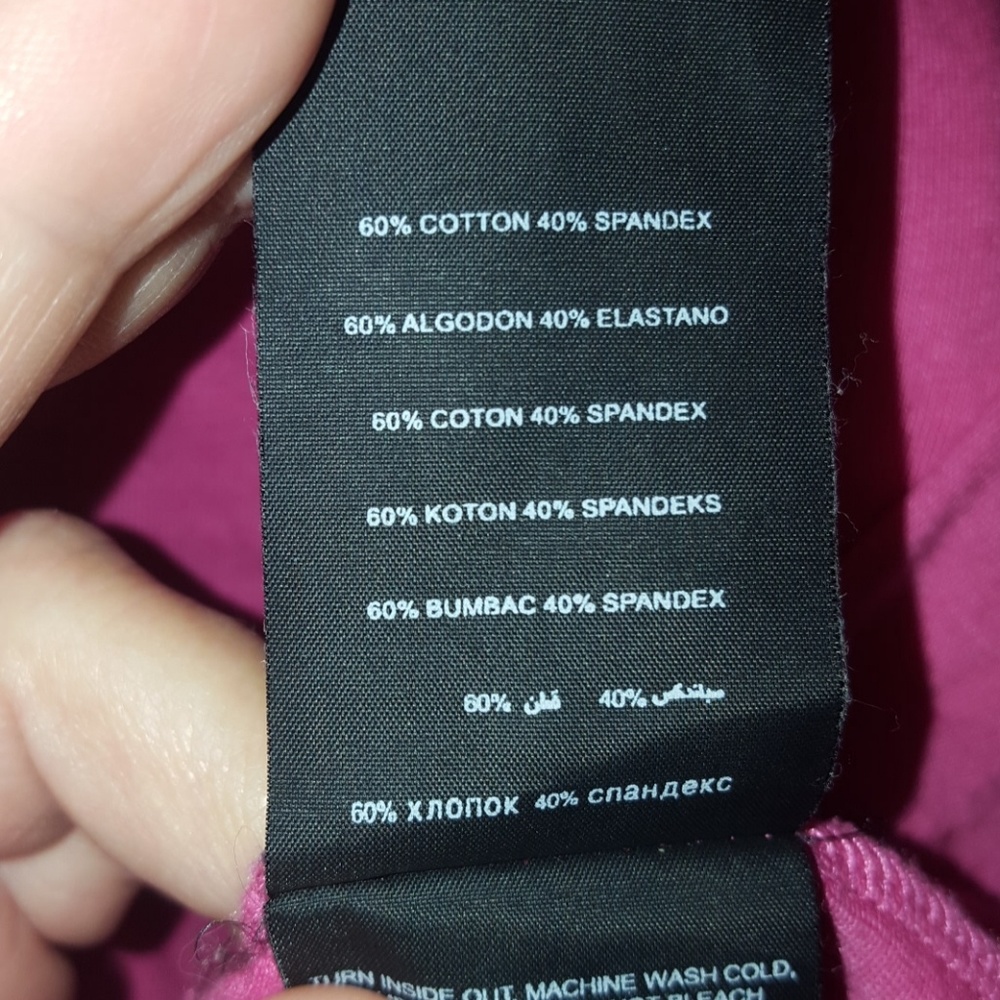 Bebe Addiction hi-low top S pink - Picture 8 of 8
